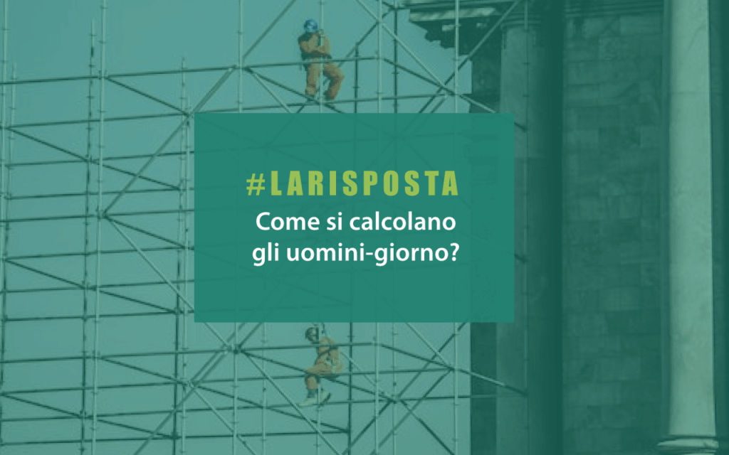 Come si calcolano gli uomini-giorno